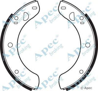 APEC BRAKING shu169 -  Комплект тормозных колодок